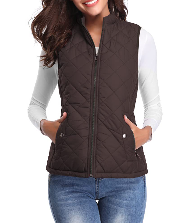 Lightweight Quilted Zip-Front Vest for Women – Casual Layering Piece for Spring & Fall | Thomler