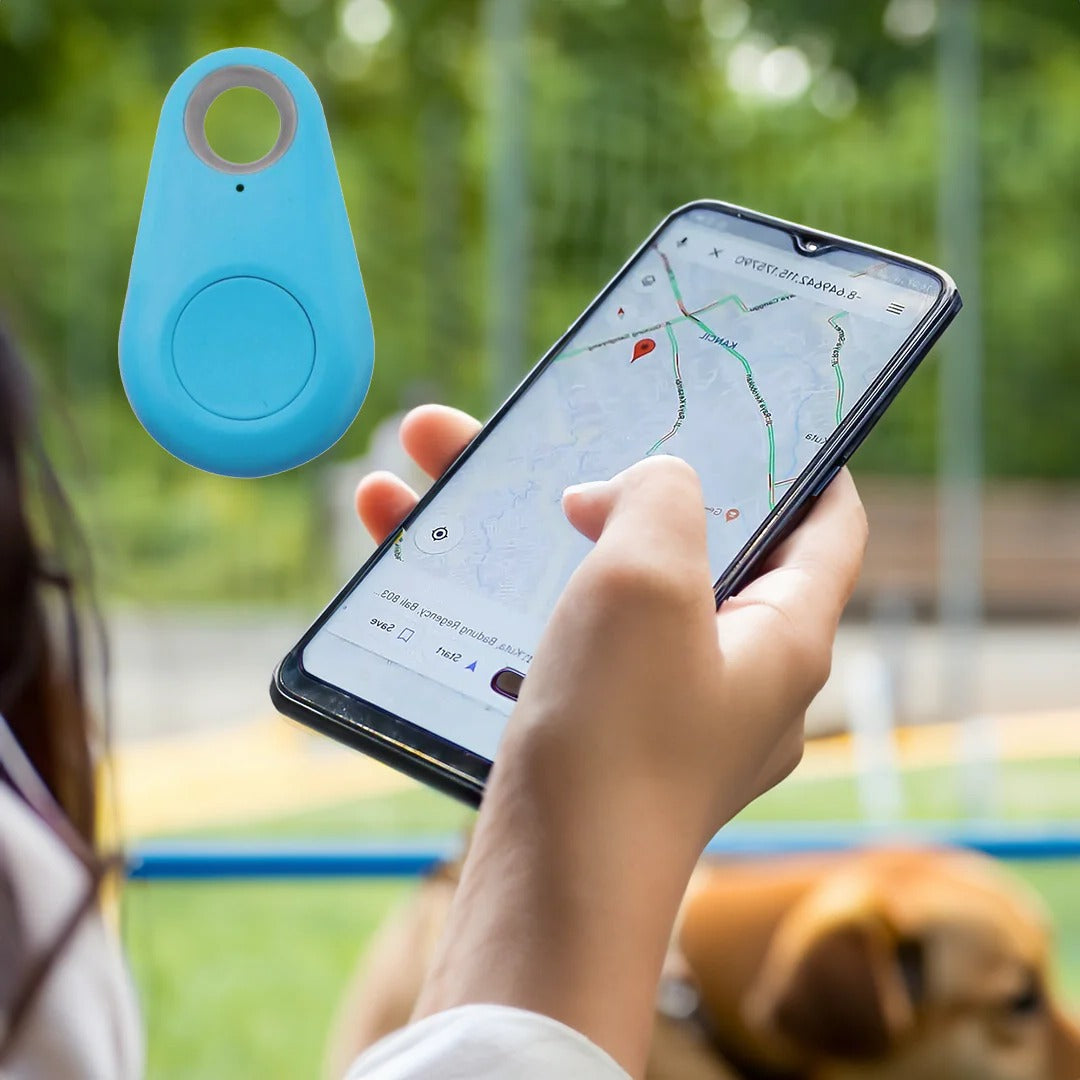 Bluetooth Pet Locator Tag for Dogs & Cats – Waterproof GPS Finder with Proximity Alerts, Safe Zone Notifications & Real-Time Tracking App | Thomler