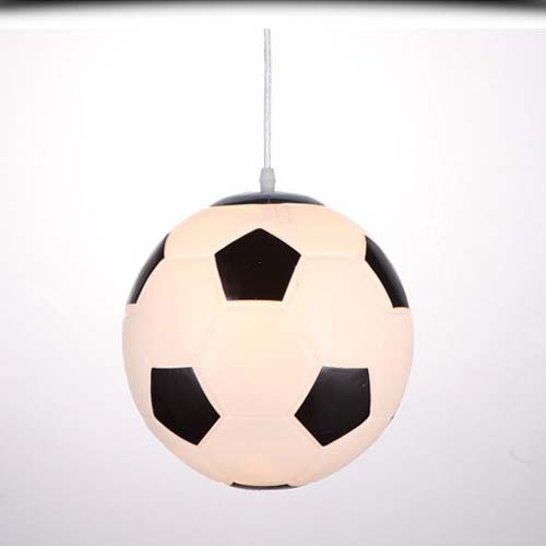Ceiling Light Glass 30.0 cm Sports Design Children's Bedroom LED Lighting Dimmable Football Basketball Room Lamp | Thomler