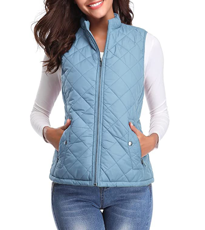 Lightweight Quilted Zip-Front Vest for Women – Casual Layering Piece for Spring & Fall | Thomler