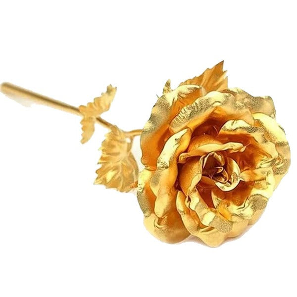 Gold-Plated Preserved Rose in Presentation Box – Timeless Keepsake for Anniversary, Mother's Day, Valentine's Day | Thomler