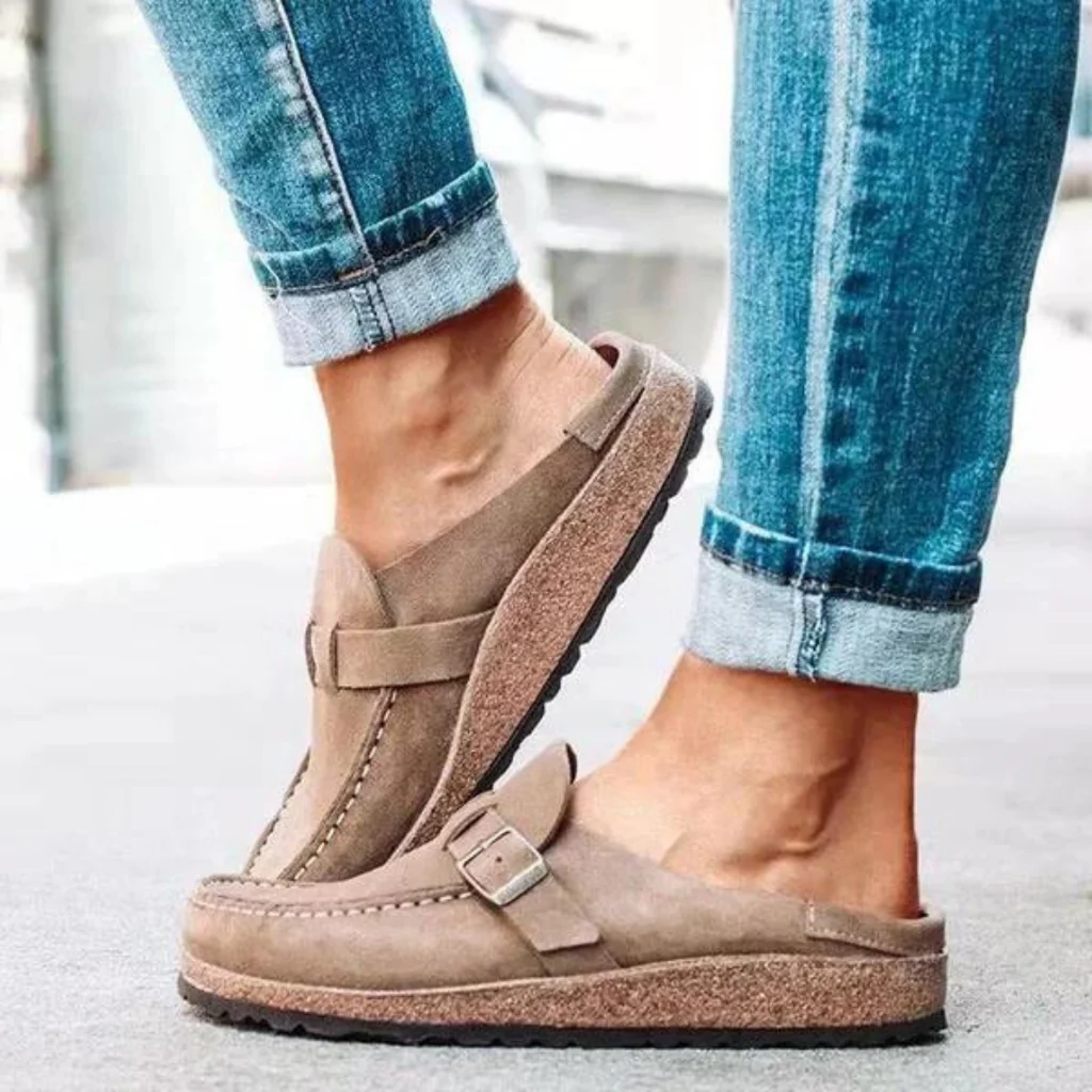 Women's Orthopedic Clogs with Adjustable Buckle Strap for All-Day Comfort & Support | Lightweight Summer Footwear | Casual Sandals | Thomler