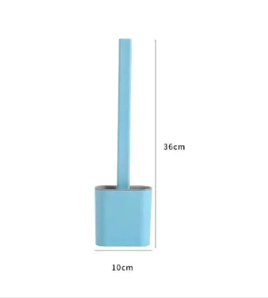 Silicone Toilet Brush with Wall Mount – Hygienic, Non-Porous Design for Easy Cleaning & Space-Saving Storage | Thomler