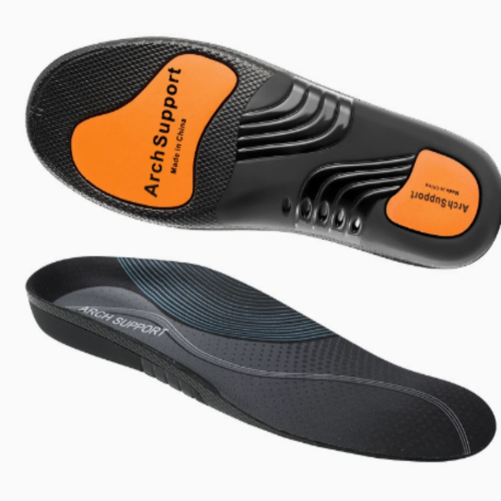 Cushioned Orthotic Inserts with Elevated Midfoot Support for Sneakers and Work Shoes | Thomler