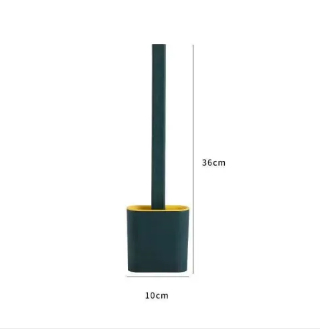 Silicone Toilet Brush with Wall Mount – Hygienic, Non-Porous Design for Easy Cleaning & Space-Saving Storage | Thomler