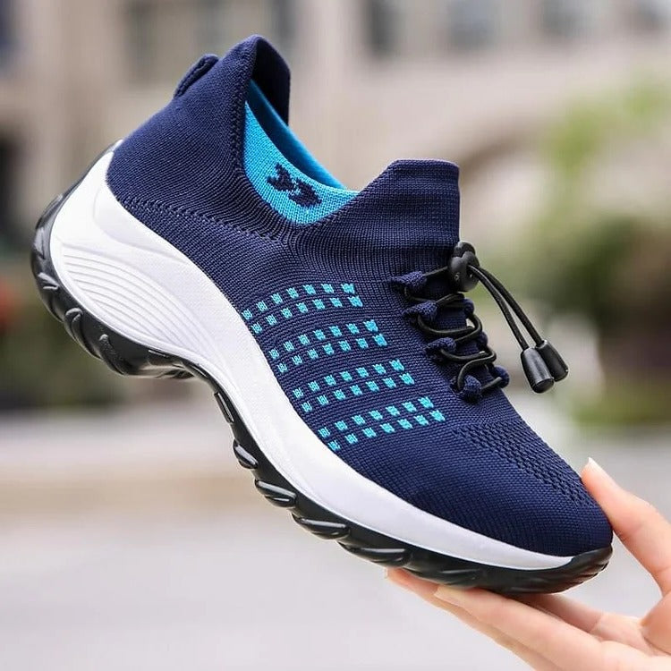 Supportive Walking Shoes with Wide Toe Box & Arch Support for Foot Pain Relief – Comfortable Athletic Footwear for Plantar Fasciitis | Thomler