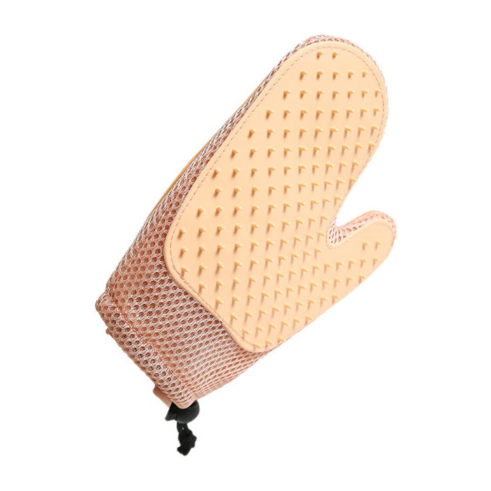 Dual-Sided Pet Hair Removal Mitt for Cats – Flexible Grooming & Massage Hand Tool | Thomler