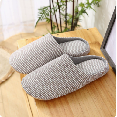 Women's Cushioned Indoor Slides with Anti-Slip Sole – Breathable Cotton Foam Footbed House Shoes for All-Day Comfort & Support | Thomler