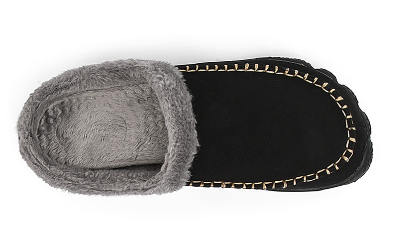 Men's Memory Foam Slippers with Anti-Slip Sole – Plush Lined Indoor House Shoes for Warmth & Comfort | Thomler