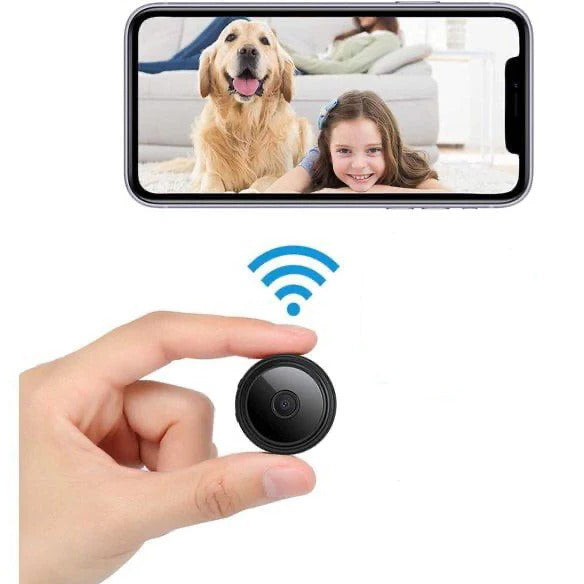 Compact WiFi Security Camera 1080P HD Night Vision Motion Detection Magnetic Mount Two-Way Audio Wireless Indoor Outdoor Home Monitor | Thomler
