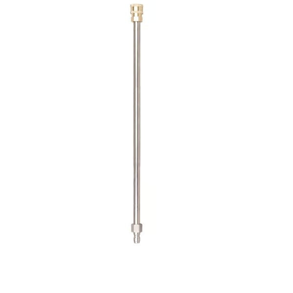 Telescoping Pressure Washer Extension Wand 24 ft Reach Brass & Stainless Steel 4000 PSI 284°F 0-40° Nozzles for Gutter Cleaning Roof | Thomler