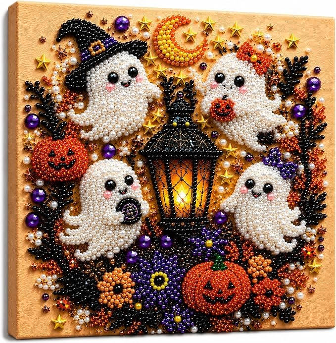DIY Bead Art Kits – Spooky Halloween Wall Decorations for Crafters | Thomler
