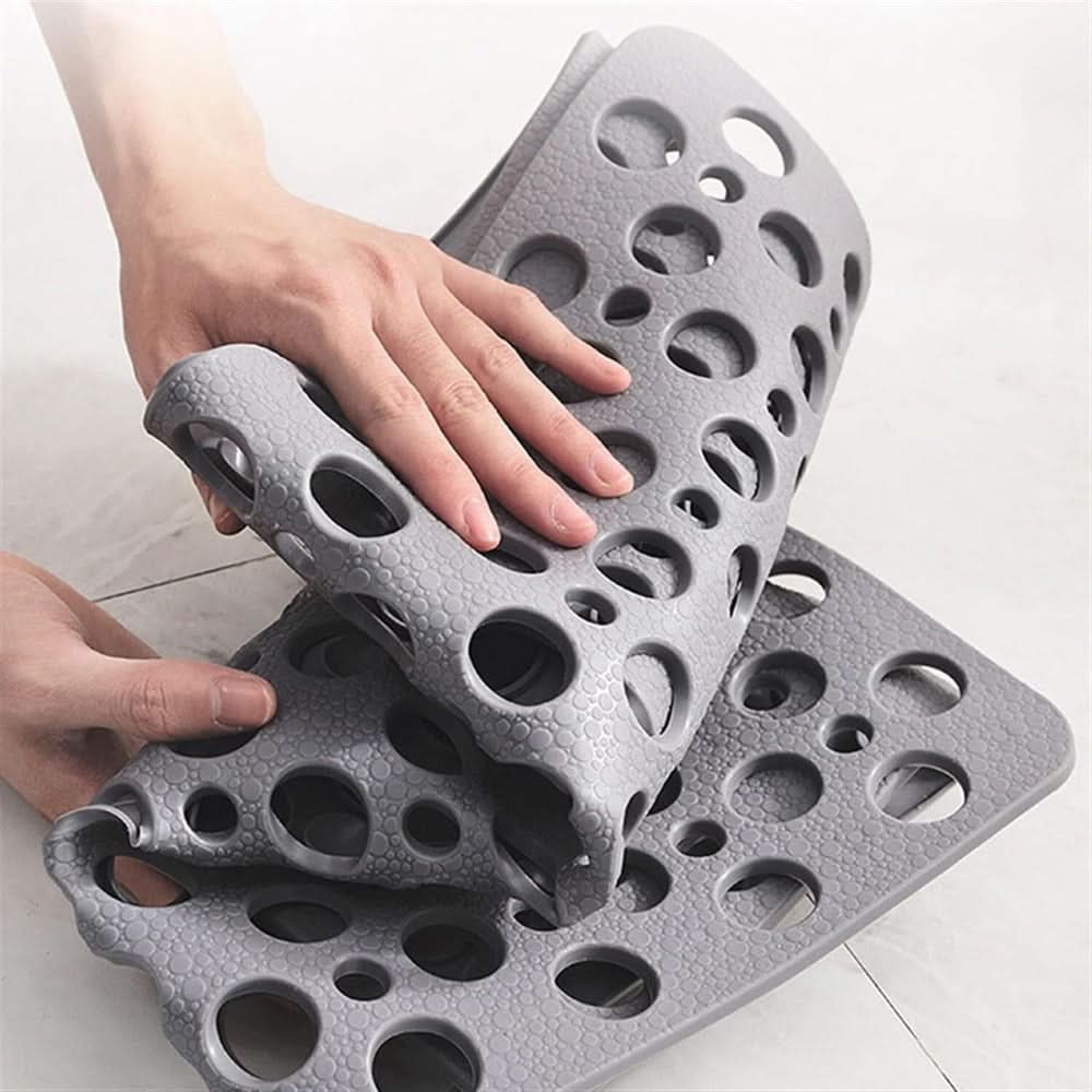 Shower Mat PVC Anti-Slip 17.7 in x 29.5 in Bathroom Safety Non-Skid Floor Rug | Thomler