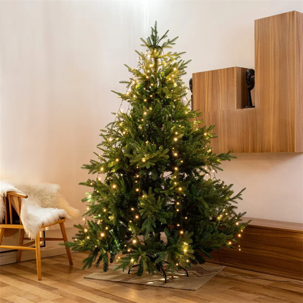 Cascading LED Tree Lights with Remote Control & Timer for 4-12 ft Christmas Trees | Thomler