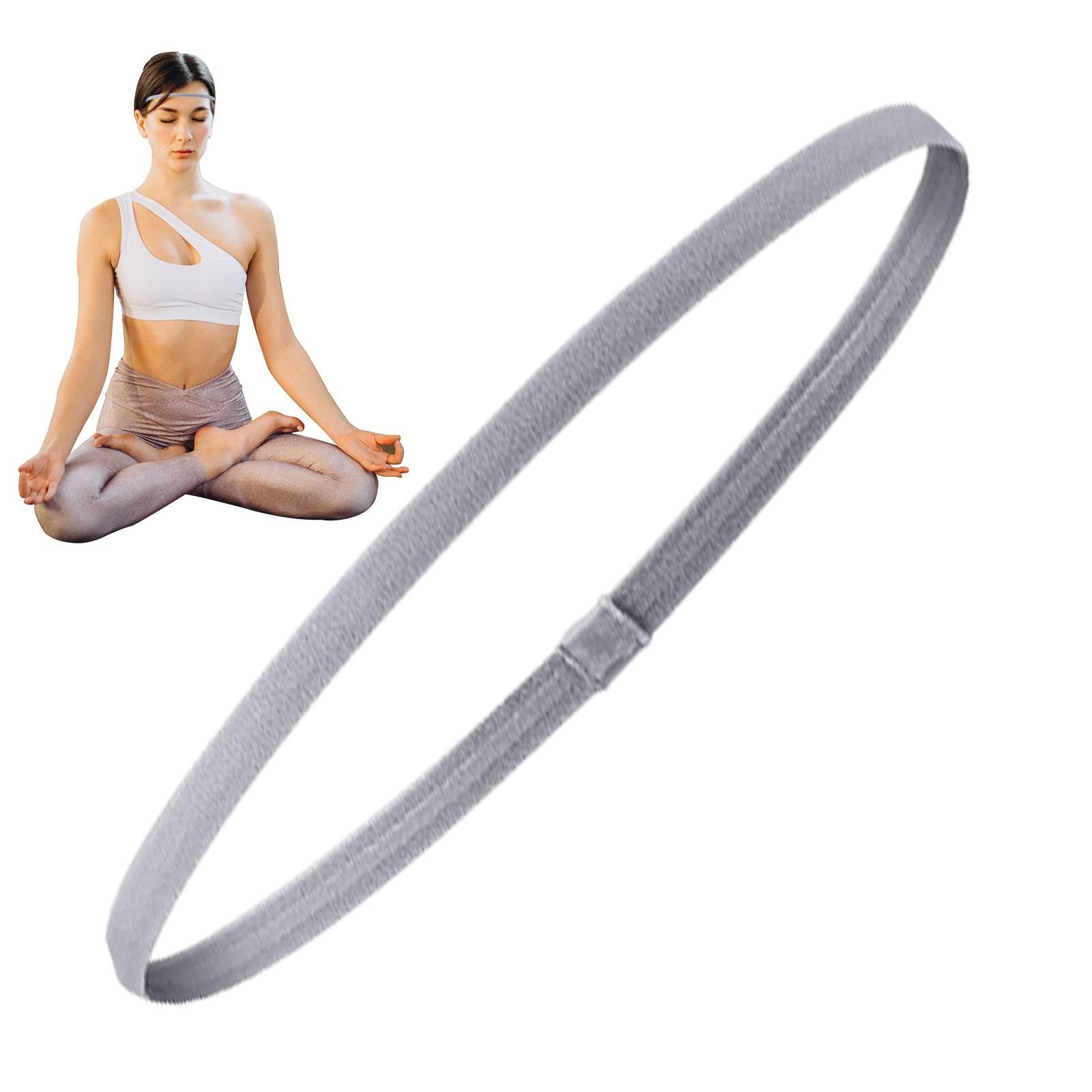 Stretchy Non-Slip Athletic Headbands for Women — 4-Pack Workout Hair Bands for Running, Yoga, Gym | Thomler