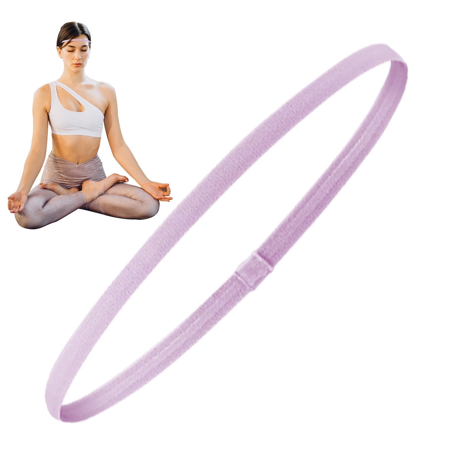 Stretchy Non-Slip Athletic Headbands for Women — 4-Pack Workout Hair Bands for Running, Yoga, Gym | Thomler