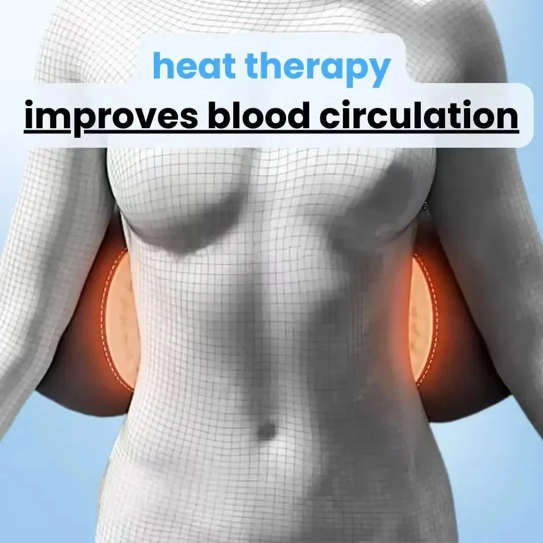 Lumbar Support Cushion with Heat & Vibration Therapy for Lower Back Pain, Sciatica Relief & Spine Alignment at Home or Office | Thomler