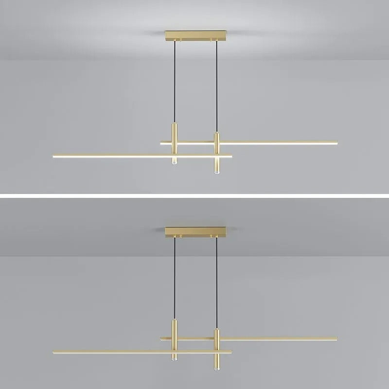 Industrial Bar Spotlight Fixture for Dining & Kitchen Islands | Adjustable Hanging Track Luminaire | Thomler