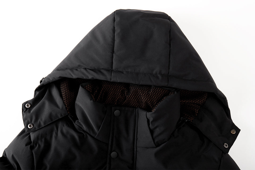 Waterproof Insulated Winter Parka Jacket with Detachable Hood for Men | Cold Weather Outdoor Coat with Padded Lining | Thomler