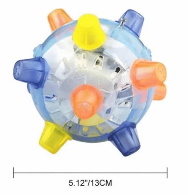 Motion-Activated Dog Toy Ball with LED Lights and Sounds for Indoor Play and Exercise | Thomler