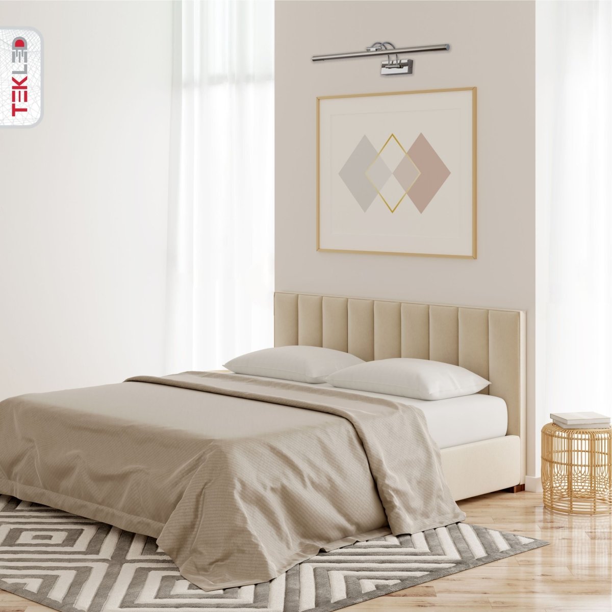 Wall Lamp Aluminium 64.0 cm Gold Mirror And Picture Lighting LED Artwork Display Light | Thomler