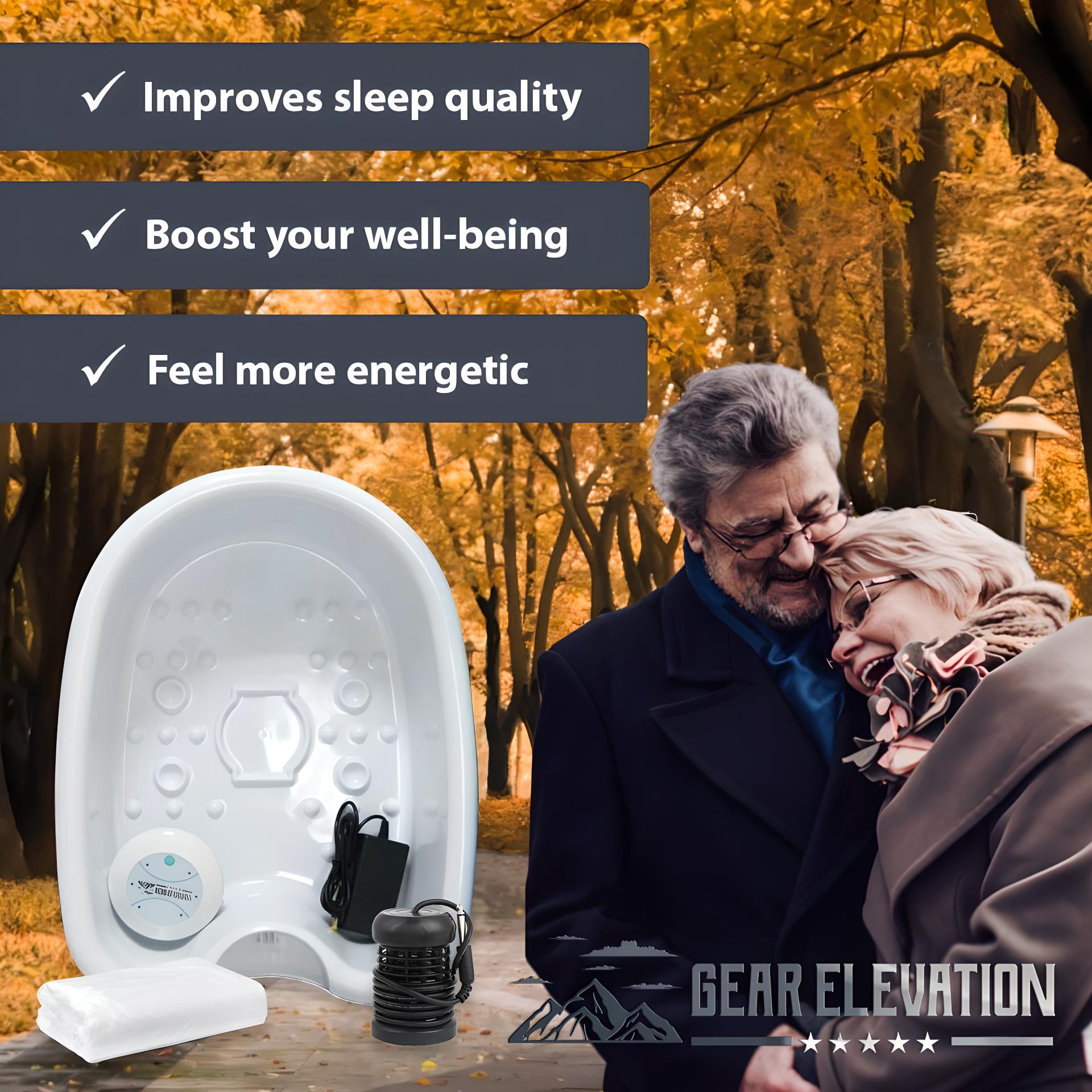 Ionic Foot Spa System for Home Wellness and Relaxation – Professional Detox Bath with Array | Thomler