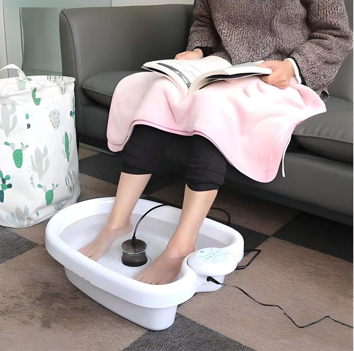 Ionic Foot Spa System for Home Wellness and Relaxation – Professional Detox Bath with Array | Thomler