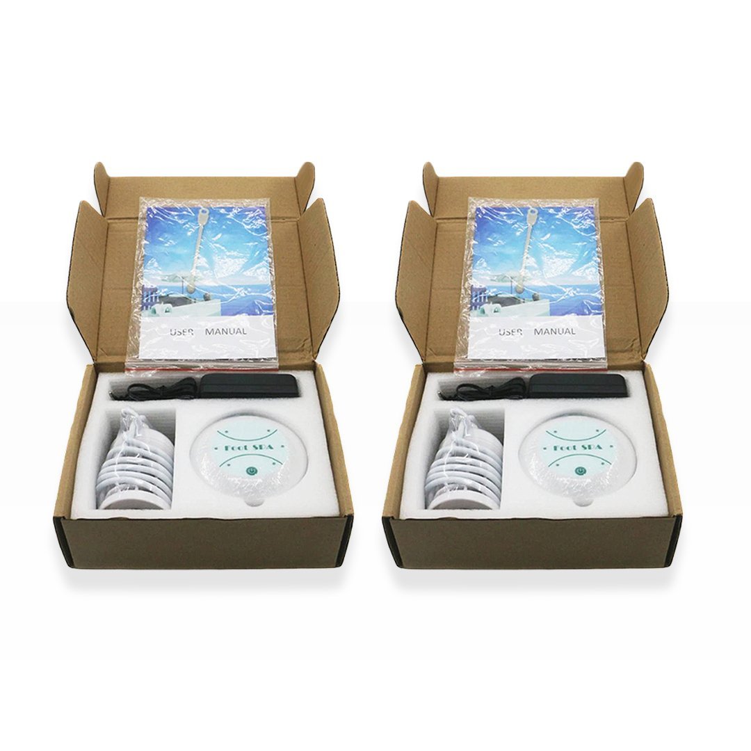 Ionic Detoxifying Foot Spa System with Array & Power Adapter for Home Wellness Therapy | Thomler
