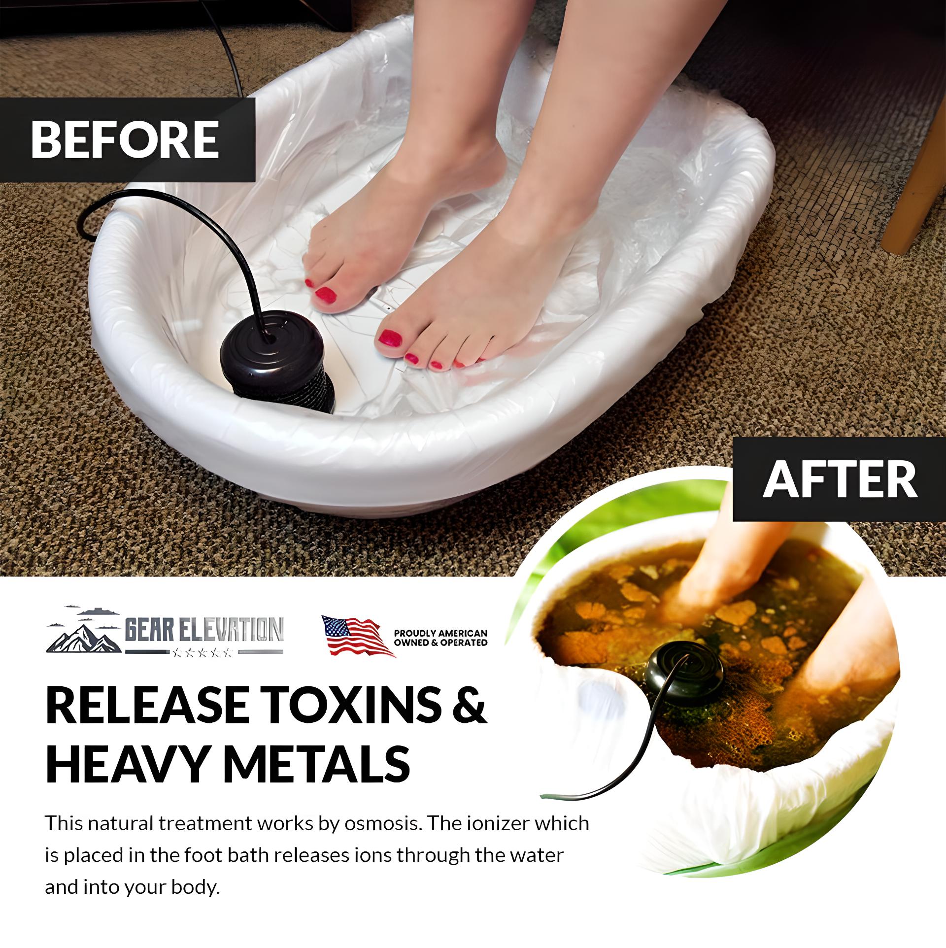 Ionic Foot Spa System for Home Wellness and Relaxation – Professional Detox Bath with Array | Thomler