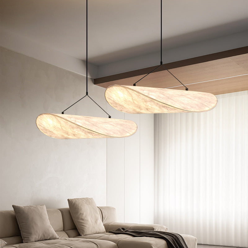 Cloud Silk Pendant Light, Japanese Minimalist Ceiling Fixture, Adjustable Hanging Lamp for Dining Room & Bedroom, Soft Ambient LED | Thomler
