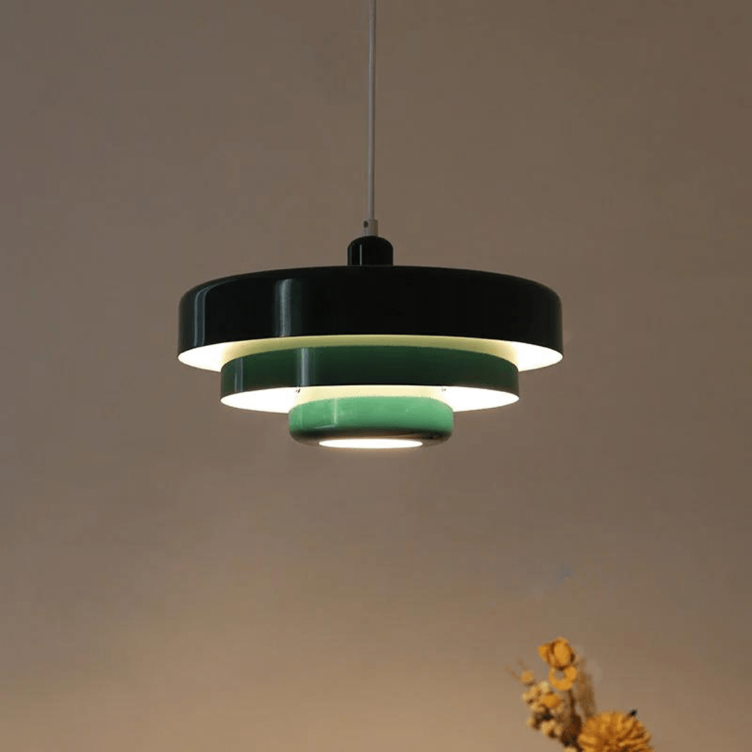 Modern Minimalist Pendant Light 14-Inch Dome Metal Ceiling Fixture Dining Room Kitchen Cafe Nordic Style Home Lighting | Thomler