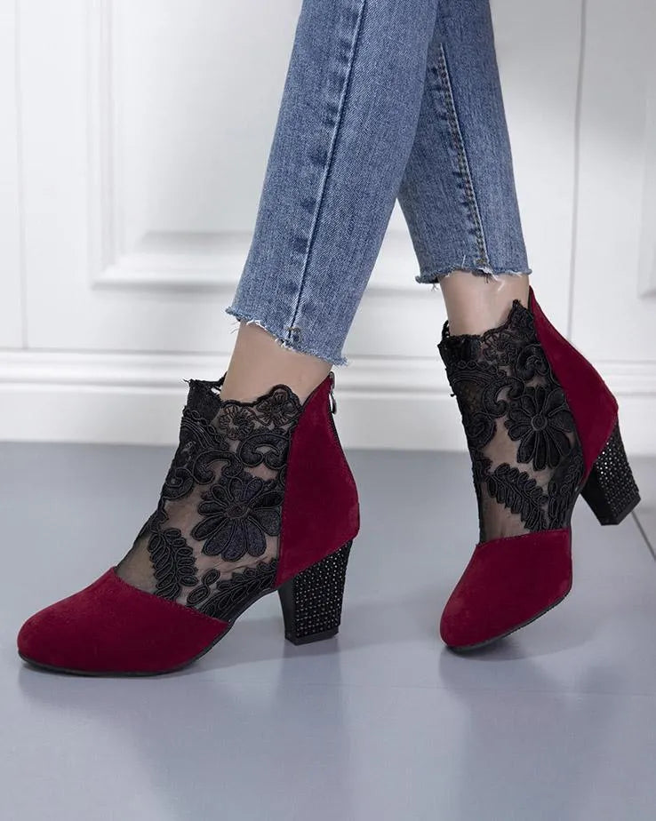 Women's Pointed Toe Block Heel Pumps – Classic Stiletto Design for Office, Evening & Daily Wear | Thomler