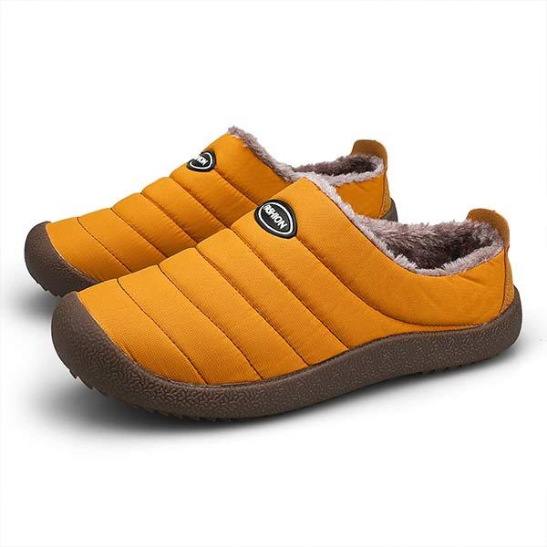 Men's Fleece-Lined Slippers with Non-Slip Sole for Indoor & Outdoor Winter Comfort | Thomler