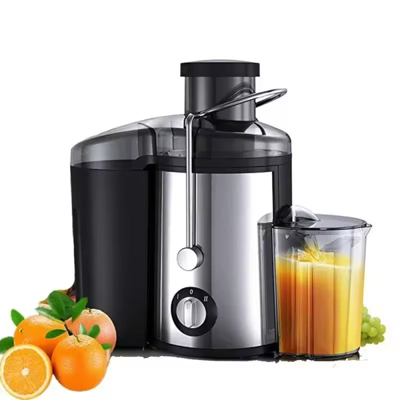 High-Power Centrifugal Juice Extractor with Wide-Mouth Feeder & 2-Speed Control for Whole Fruits & Vegetables – 800W Motor | Thomler