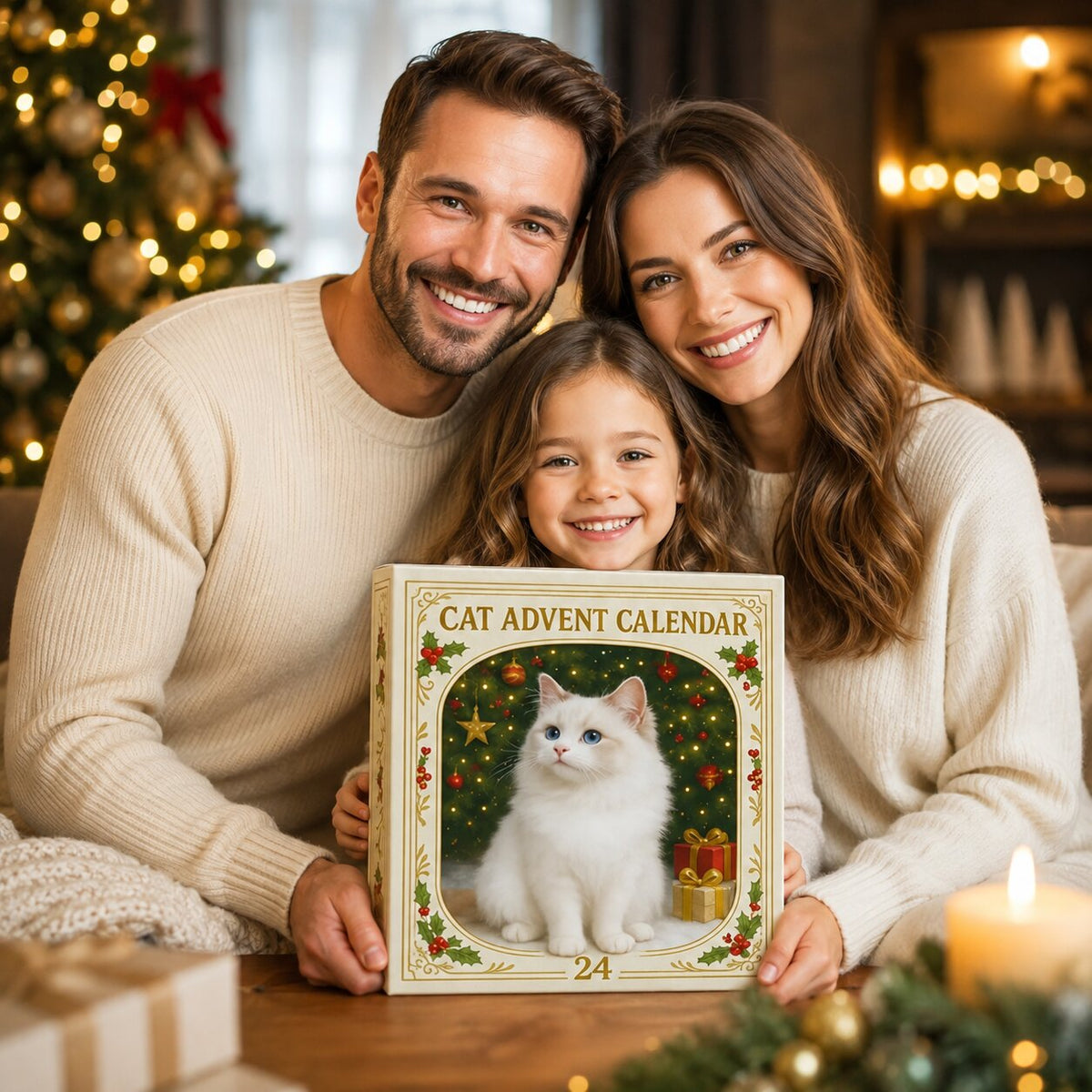 Feline Holiday Countdown Calendar 2026 – 24 Days of Cat-Themed Surprises for Christmas | Thomler