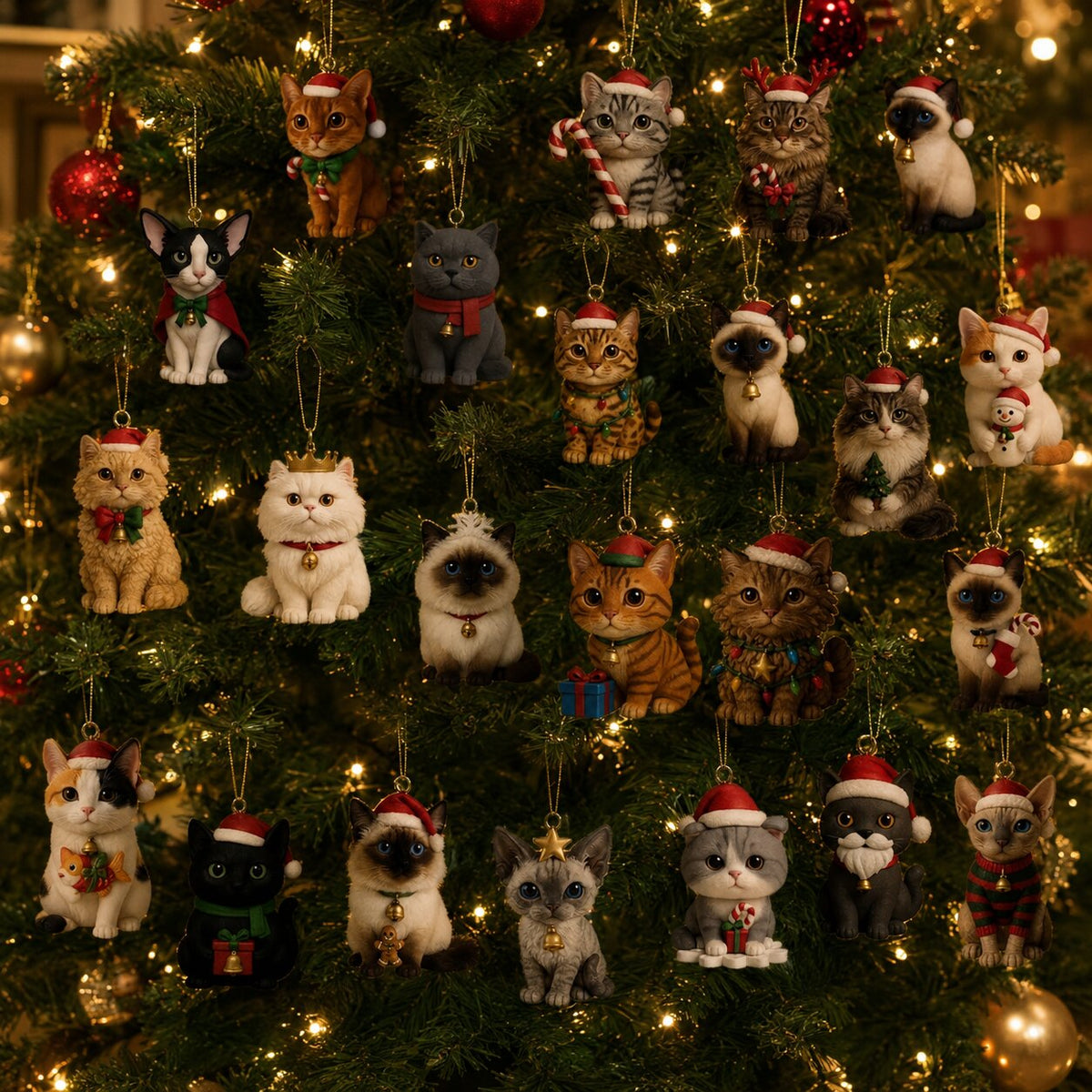 Feline Holiday Countdown Calendar 2026 – 24 Days of Cat-Themed Surprises for Christmas | Thomler