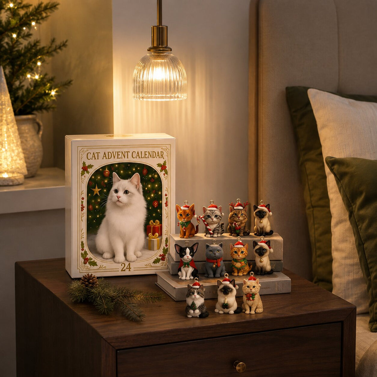 Feline Holiday Countdown Calendar 2026 – 24 Days of Cat-Themed Surprises for Christmas | Thomler