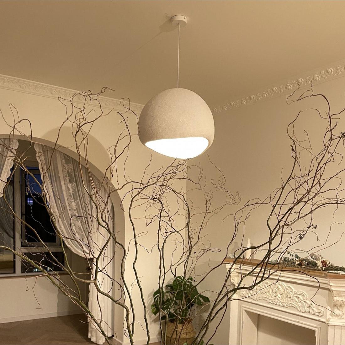 Khmara Pendant Light LED 11.8 in Grey Indoor Ceiling Lamp Adjustable Hanging | Thomler