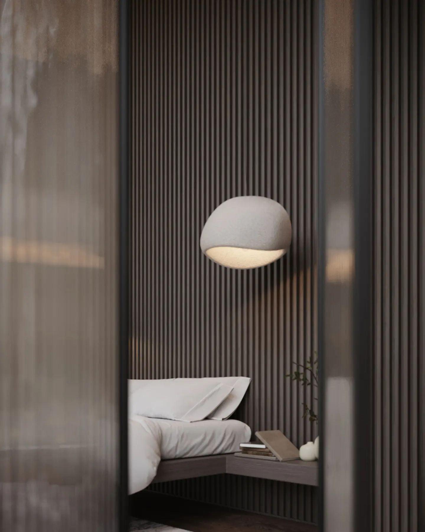 Khmara Pendant Light LED 11.8 in Grey Indoor Ceiling Lamp Adjustable Hanging | Thomler