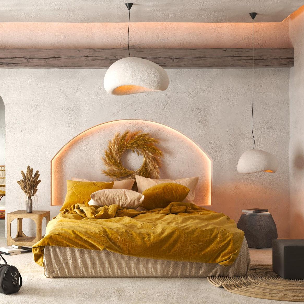 Khmara Pendant Light LED 11.8 in Grey Indoor Ceiling Lamp Adjustable Hanging | Thomler