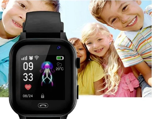 Kids GPS Smartwatch with Video Calling and Real-Time Location Tracking for Parents, Emergency SOS Button, 13 MP Camera, Activity Tracker | Thomler