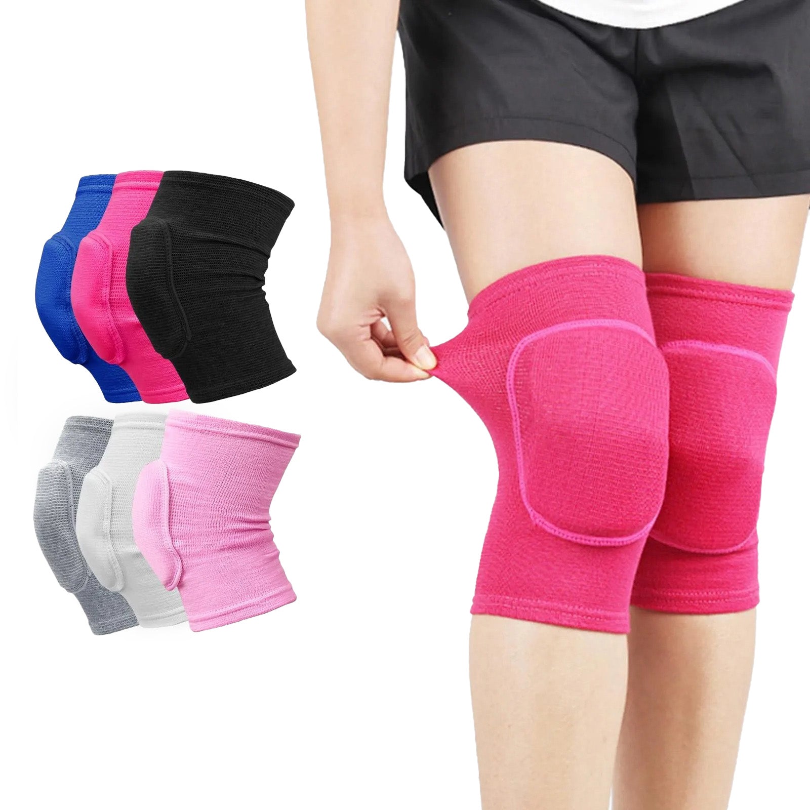 Cushioned Knee Pads for Floor Work, Exercise & Garden Tasks – Thick EVA Padding for Joint Protection During Yoga, Cleaning & Kneeling | Thomler