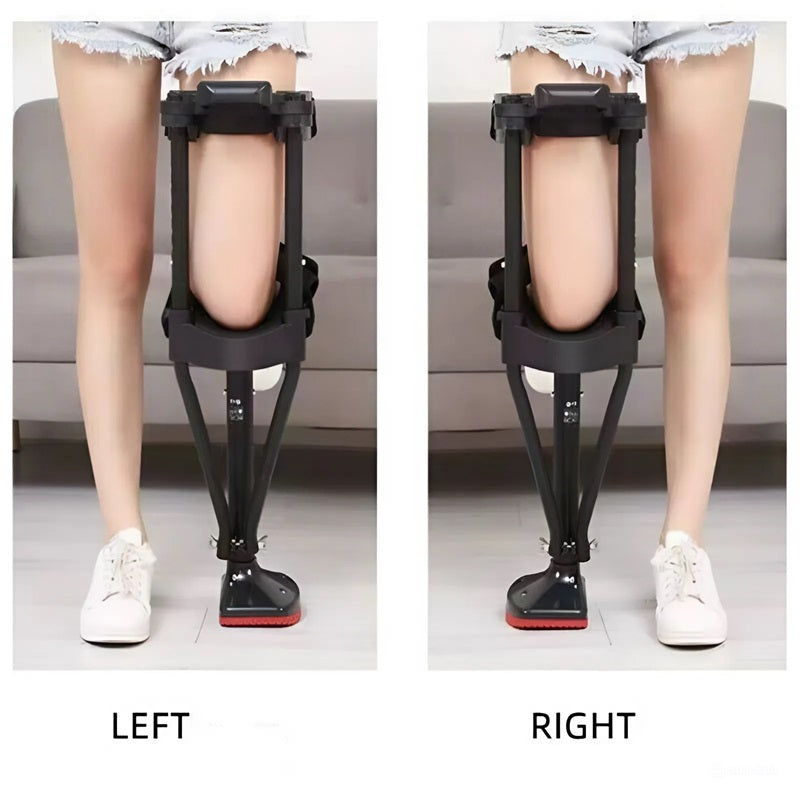 Hands-Free Knee Crutch Support Walker Aid for Leg Recovery Adjustable Mobility Scooter Alternative Foldable Rehab Tool for Post-Surgery | Thomler
