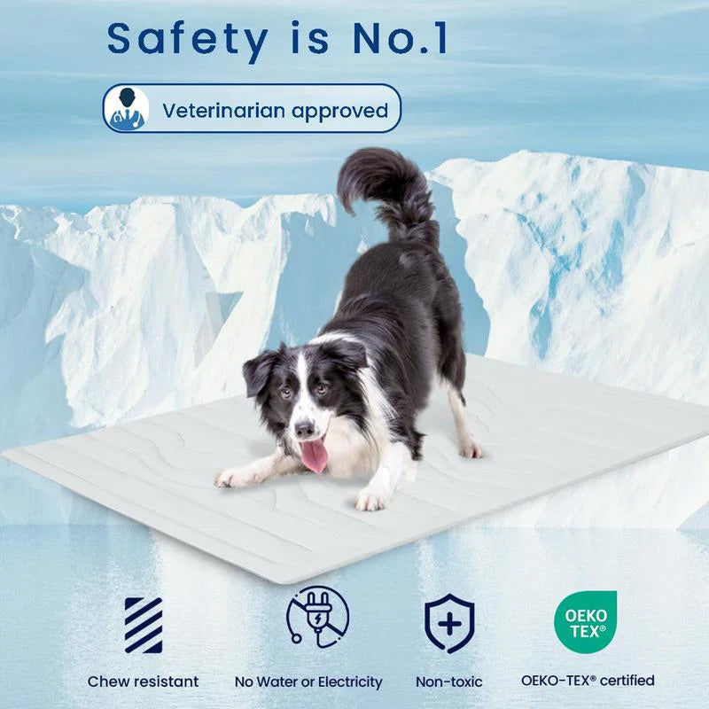 Self-Activating Pet Bed Pad for Dogs – Heat-Dissipating Resting Surface with Machine Washable Fabric & Portable Design | Thomler