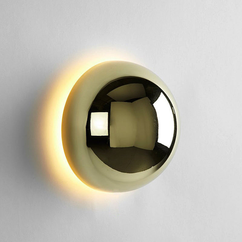 Wall Lamp Glass Iron LED Round Mood Lighting Hallway Bedroom Living Room Scandinavian Interior Light | Thomler