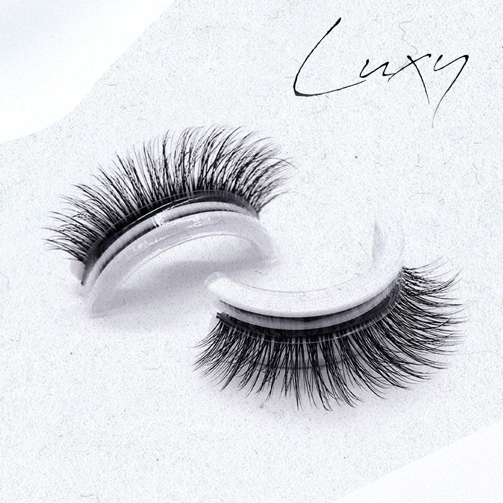 Self-Adhesive False Eyelashes – Reusable, No Glue Required, Water-Resistant with Natural Volume for Everyday & Special Occasions | Thomler