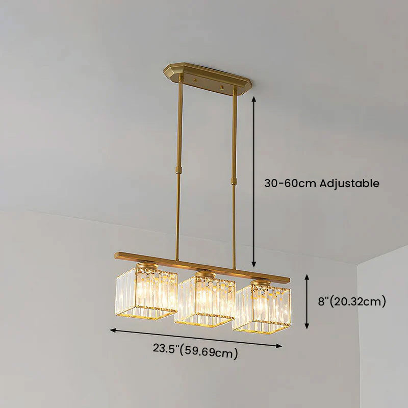 Pendant Light Glass 80.0 cm Black Adjustable Kitchen Island Dining Room Hanging Ceiling Lamp E27 Modern Scandinavian | Thomler