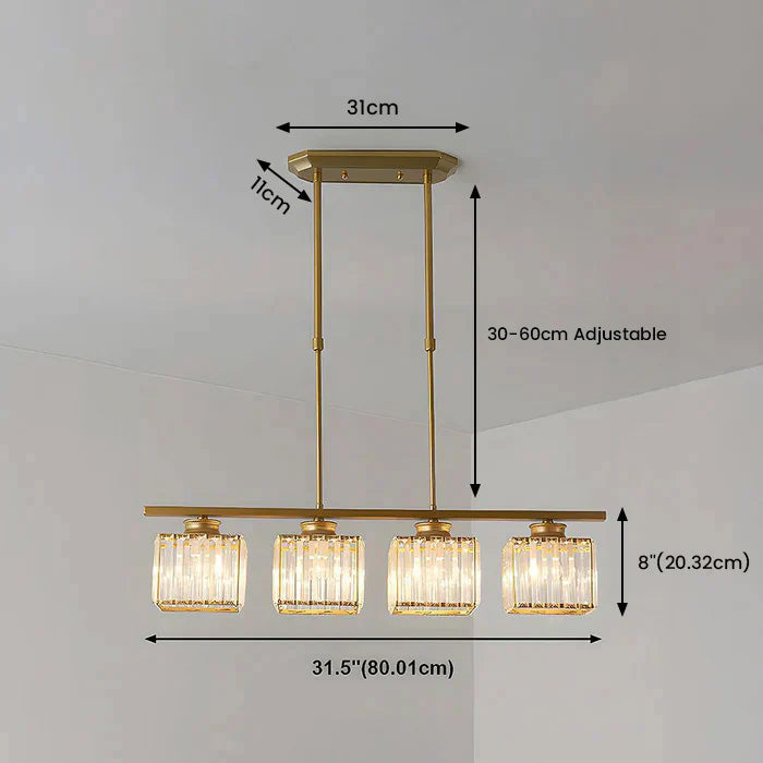 Pendant Light Glass 80.0 cm Black Adjustable Kitchen Island Dining Room Hanging Ceiling Lamp E27 Modern Scandinavian | Thomler