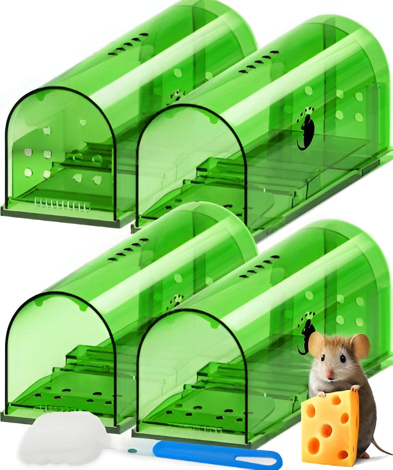 Live Capture Rodent Control System – Reusable Humane Pest Management Kit with Transparent Chambers, Ventilation & Quick-Release Doors for | Thomler