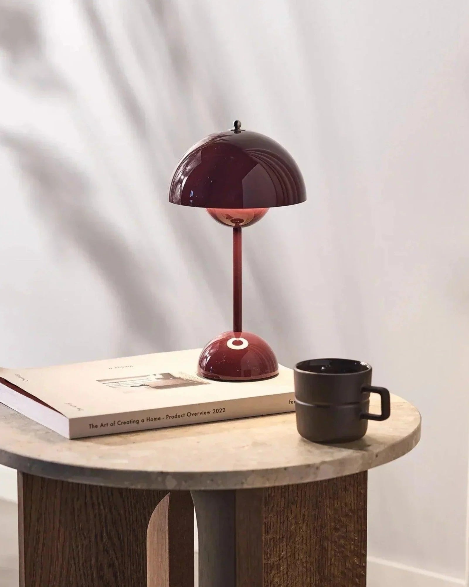 Table Lamp Metal 28.0 cm Grey Dimmable Bedroom Desk Scandinavian Reading Light | Thomler